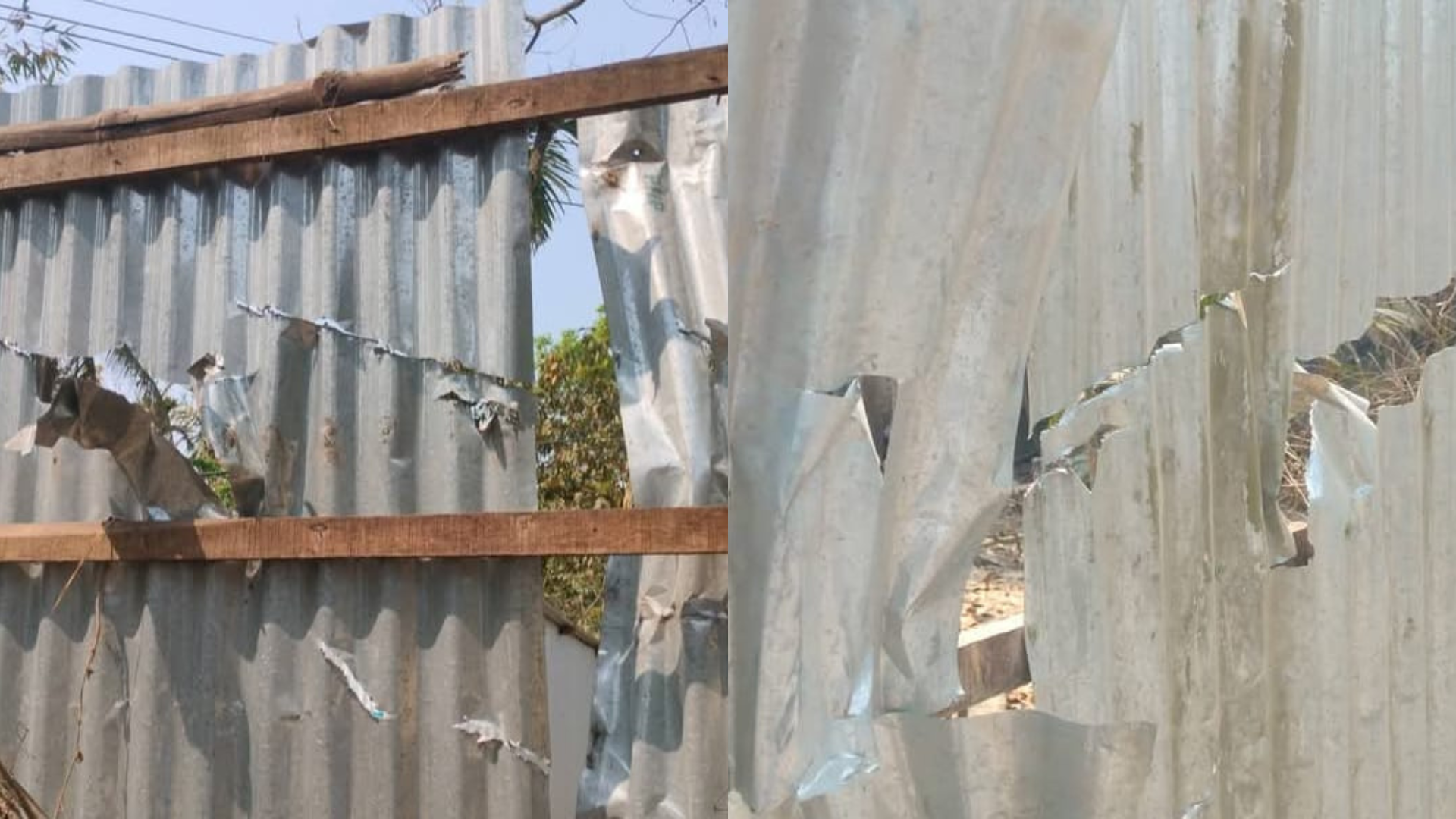 পাংশায় গভীর রাতে বসতবাড়িতে হামলা