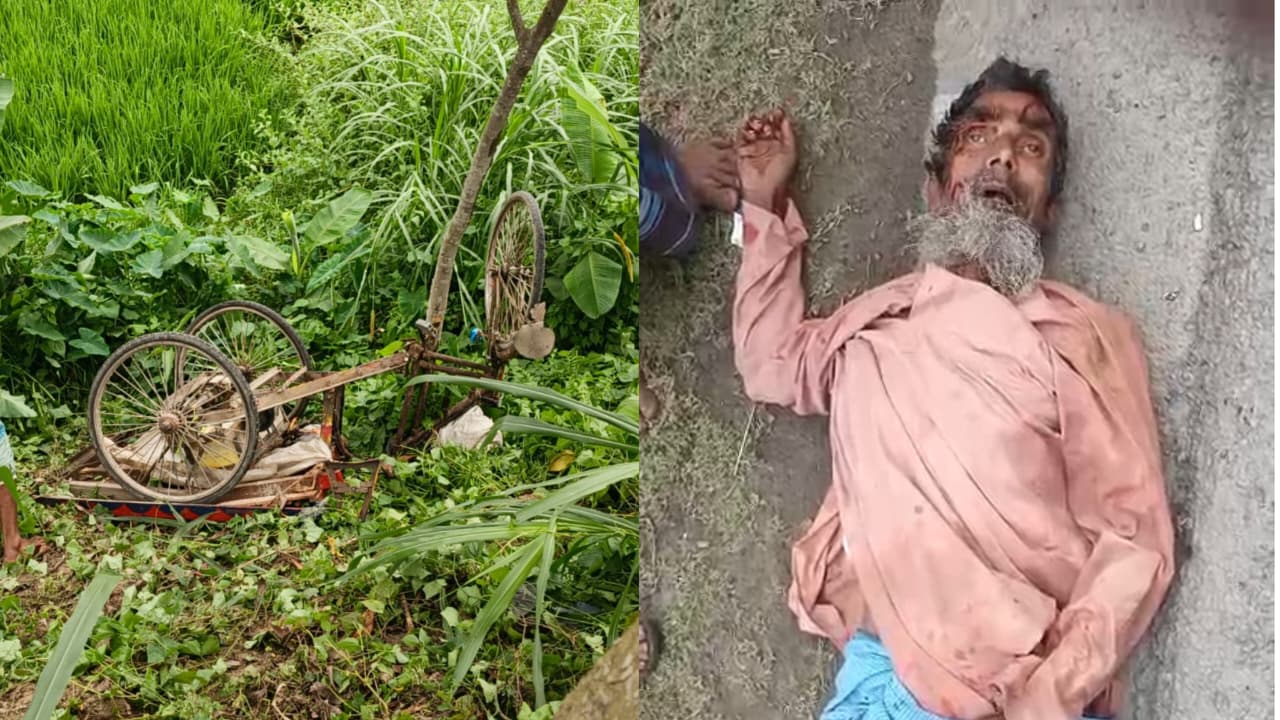 কালুখালীতে বেপরোয়া পিকআপের ধাক্কা, বৃদ্ধ গুরুতর আহত
