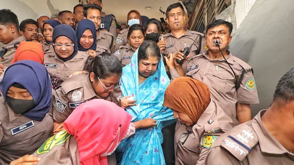 সাবেক স্পিকার শিরীন শারমিন কারাগারে, আদালত চত্বরে হাঙ্গামা ও সিঁড়িতে পড়ার অভিযোগ