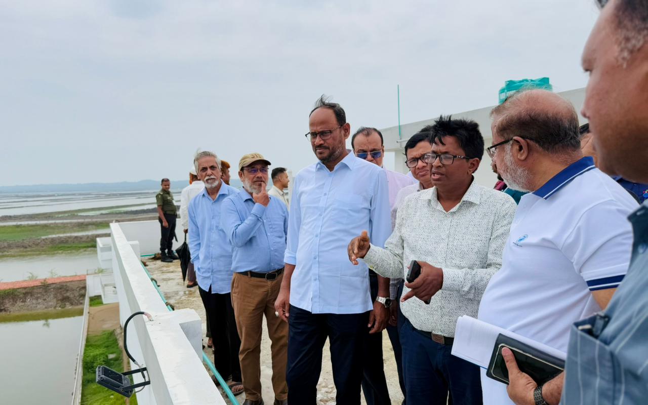 সরকারি চিংড়ি এস্টেটের উন্নয়নে সব ধরনের সহযোগিতা দেওয়া হবে ---মৎস্য ও প্রাণিসম্পদ প্রতিমন্ত্রী