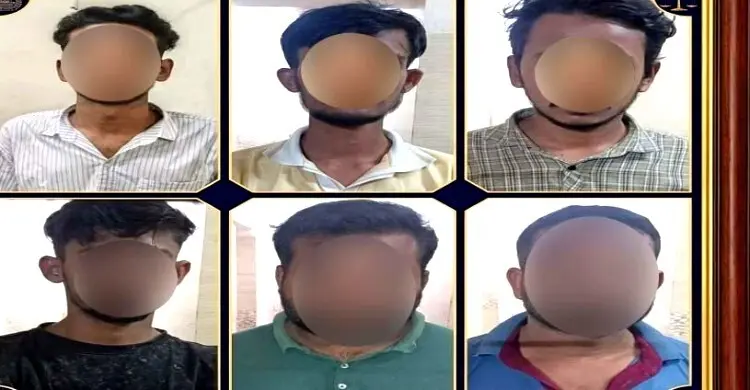 ছিনতাইকারী চক্রের ৬ সদস্য গ্রেফতার, দীর্ঘদিন ধরে সংঘবদ্ধ অপরাধে জড়িত