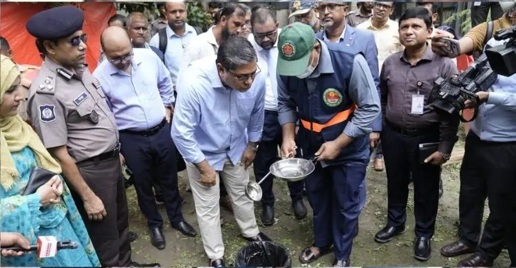 ডেঙ্গু প্রতিরোধে গুলশানে অভিযান, রেস্তোরাঁকে জরিমানা ৫০ হাজার টাকা