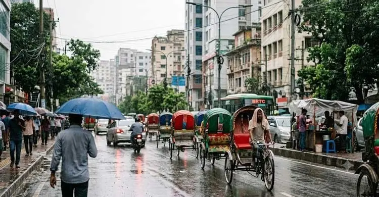 রাজধানীতে বজ্রসহ বৃষ্টির সম্ভাবনা, আবহাওয়া অধিদপ্তরের পূর্বাভাস