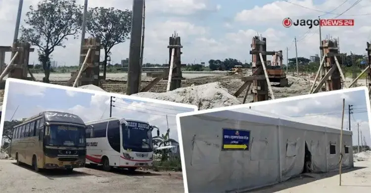 মহাখালীর যানজট কমাতে পুলিশের তৎপরতায় পূর্বাচল ডিপোতে বাস সরানো হচ্ছে