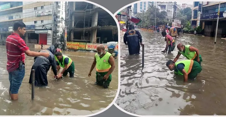 ঘন্টার বৃষ্টিতে বন্দর নগরী তলিয়ে যায়, কার্যকর সমাধান নিয়ে প্রশ্ন