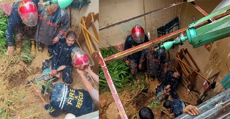 টানা বৃষ্টিতে চট্টগ্রামে পাহাড়ধস, প্রাণ গেল শিশু সুমাইয়ার