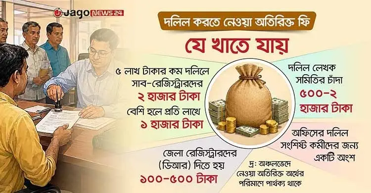 জমি রেজিস্ট্রিতে সাধারণ মানুষের পকেট কাটা, বাড়তি খরচের ফাঁদে সরকারের নীরবতা