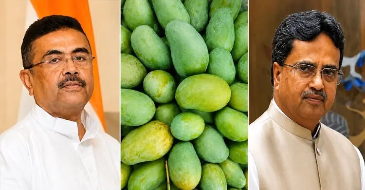 শুভেন্দু ও মানিক সাহাকে আম উপহার পাঠালো বাংলাদেশ