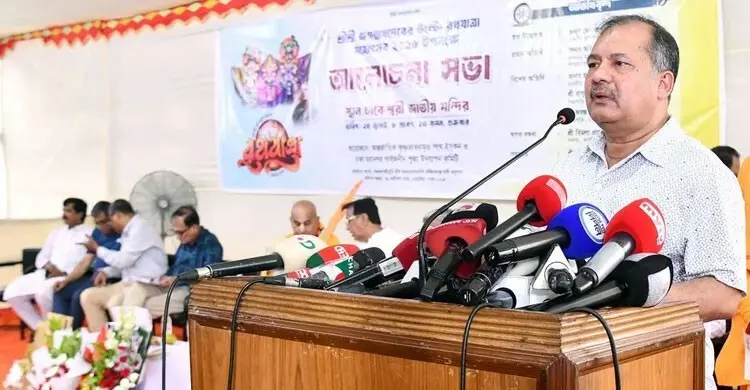 ধর্ম নিয়ে বিভেদ নয়, মানবপ্রেমই প্রকৃত ধর্মচর্চা: তথ্যমন্ত্রী