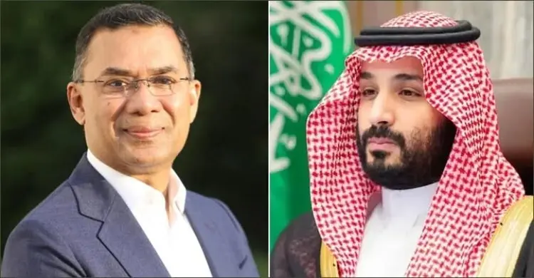 সৌদি যুবরাজের আমন্ত্রণে রিয়াদ সফরে যাচ্ছেন প্রধানমন্ত্রী তারেক রহমান