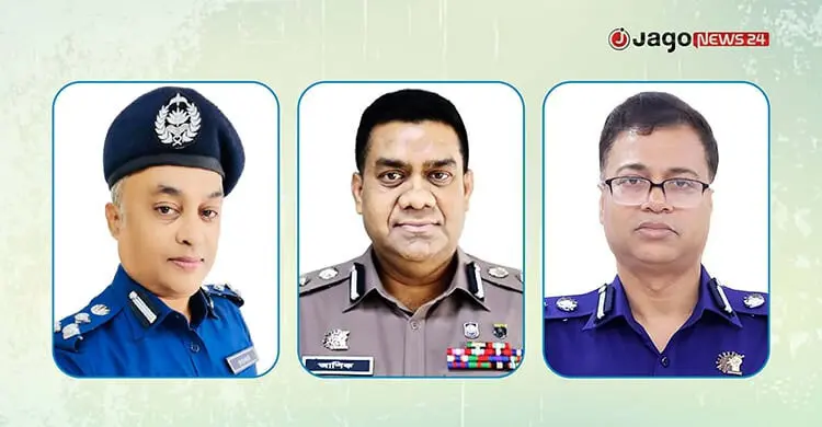 পুলিশে বড় রদবদল: তিন রেঞ্জের দায়িত্বে নতুন ডিআইজি
