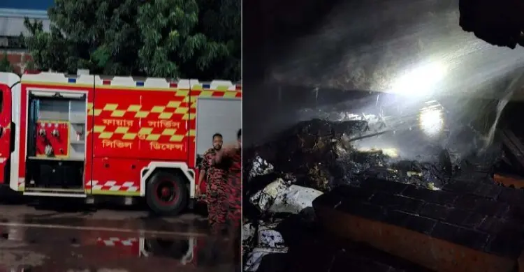 শাহজালাল বিমানবন্দরে আগুন, দ্রুত নিয়ন্ত্রণে ফায়ার সার্ভিস