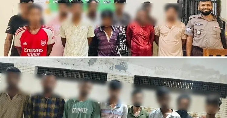 তেজগাঁও বিভাগে অভিযান: ছয় থানায় গ্রেফতার ৭৬ জন