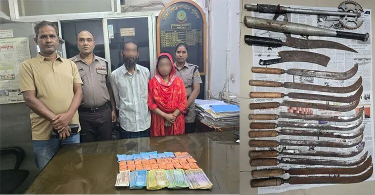 মহাখালীতে পাঁচ হাজারেরও বেশি ইয়াবাসহ অস্ত্র উদ্ধার, গ্রেফতার ৩