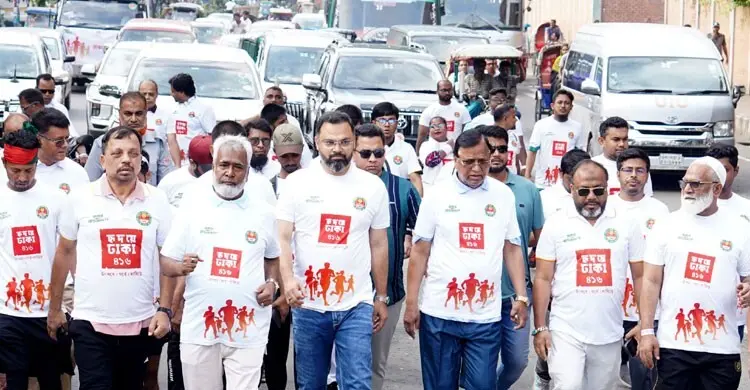 ঢাকার ৪১৬ বছরের ঐতিহ্য নিয়ে ডিএসসিসির হেরিটেজ রান সম্পন্ন