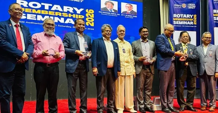 মানবসেবায় অবদানে রোটারি পদক পেলেন ক্যান্সার বিশেষজ্ঞ ডা. রাসকিন
