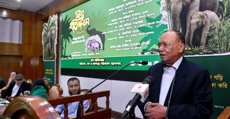হাতির আবাস রক্ষায় সম্মিলিত উদ্যোগ প্রয়োজন: পরিবেশমন্ত্রী