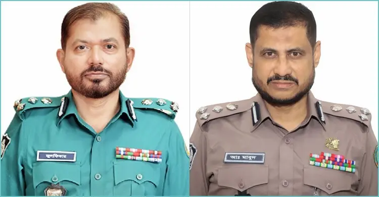 পুলিশে বড় রদবদল: রংপুর-বরিশালে নতুন ডিআইজি, বদলি ২৩ কর্মকর্তা