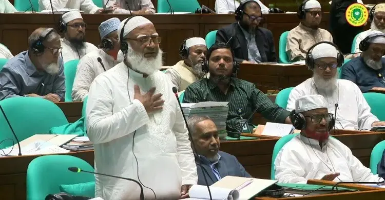 জাতীয় সংসদে জামায়াত আমিরের প্রতিবাদ: বিরোধী দল বৈষম্যের শিকার