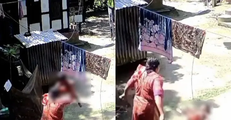 নাতিকে মাটিতে ছুড়ে ফেলার ভিডিও ভাইরাল, থানায় মায়ের অভিযোগ