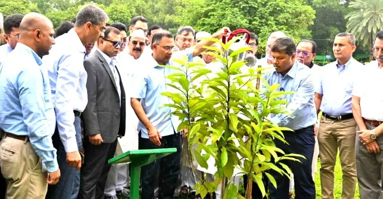 প্রতিষ্ঠাবার্ষিকীতে জিয়া উদ্যানে বৃক্ষরোপণ করলেন তারেক রহমান