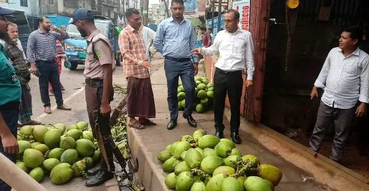 চমেক এলাকায় অভিযান: পাঁচ প্রতিষ্ঠানকে ২ লাখ ৮৫ হাজার টাকা জরিমানা