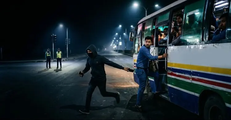 যাত্রাবাড়ীতে বাসে ওঠার সময় ফোন ছিনতাই, ধাওয়া খেয়ে গ্রেপ্তার যুবক