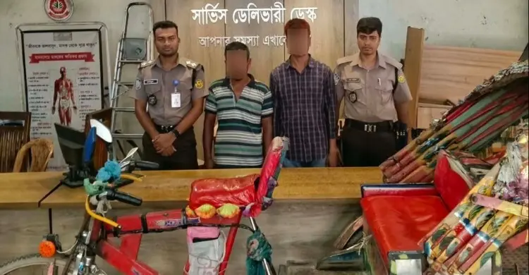 উত্তরায় রিকশাযোগীর কাছ থেকে ২ লাখ ৭৫ হাজার টাকা ছিনতাই: গ্রেফতার ২
